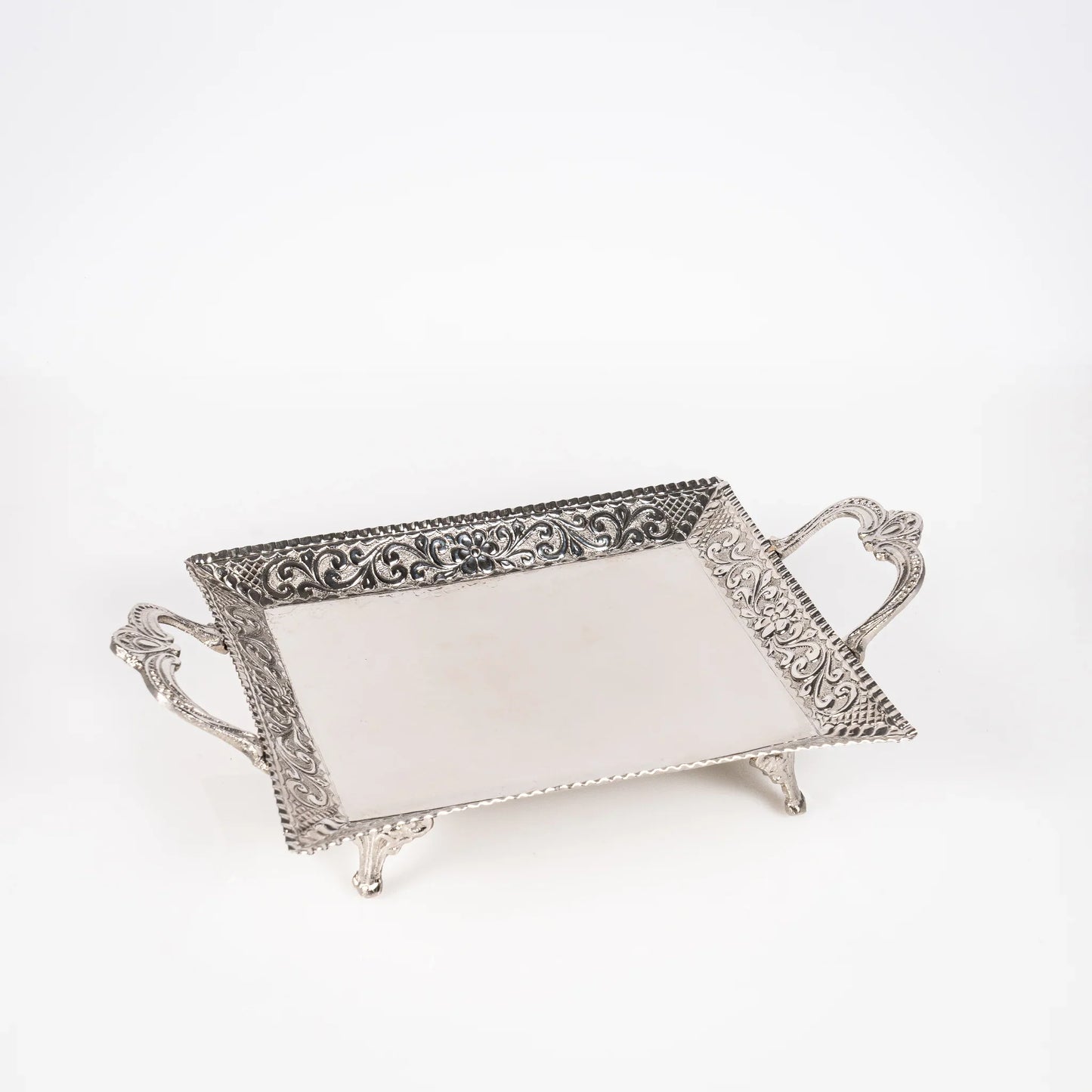 Plateau Rectangulaire en Cuivre Misk/مسك