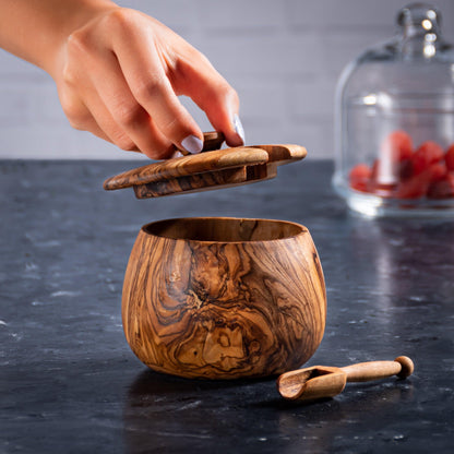 Spices Jar with Lid and Spoon - 10x8 CM - Darido