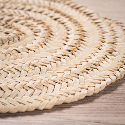 Darido Saaf Grass Woven Round trivet - 35 cm - Darido