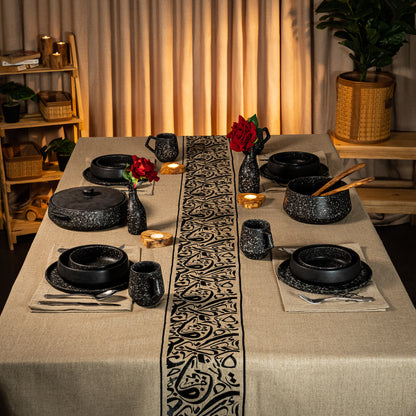 Nappe de table Calligraphie