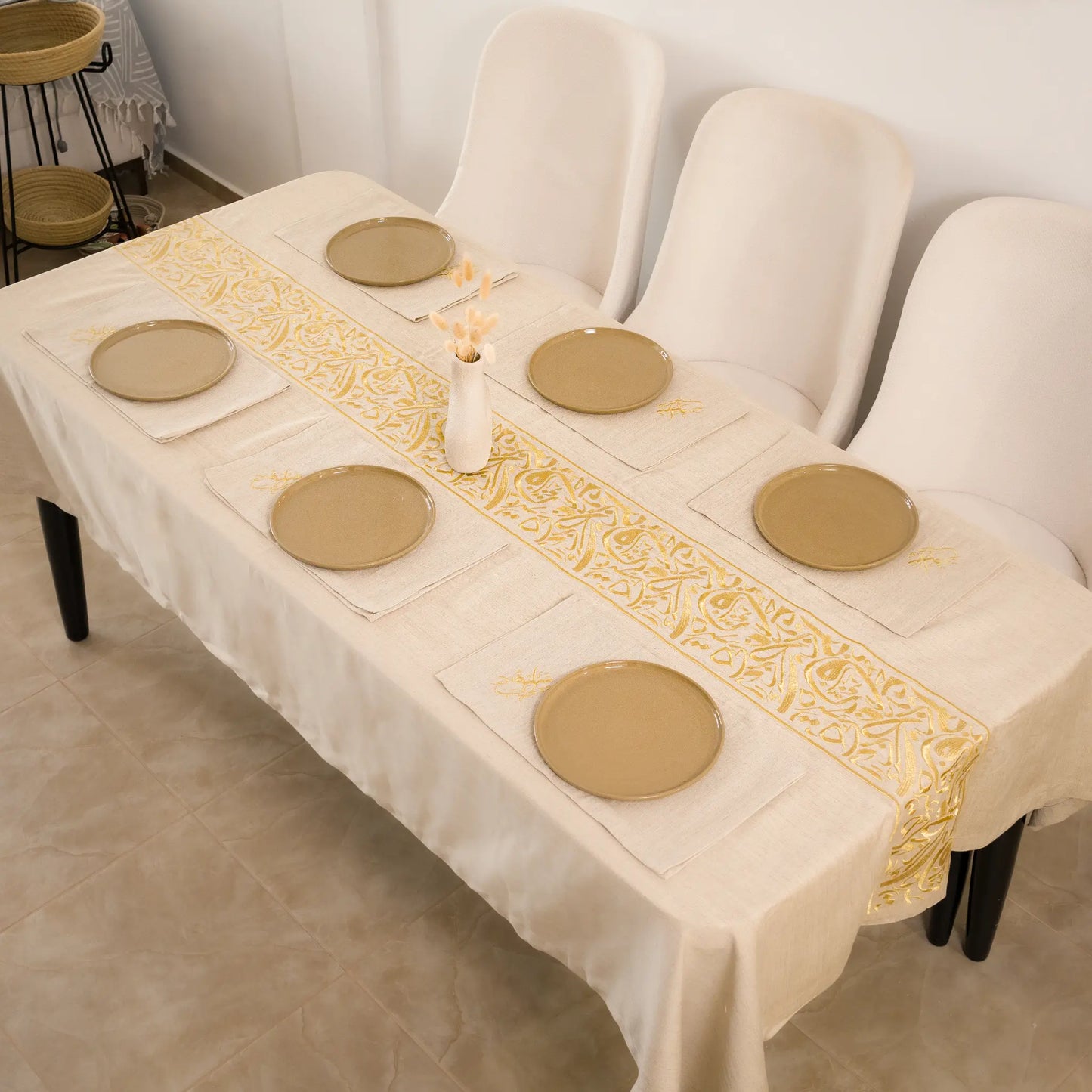 Nappe de table Calligraphie