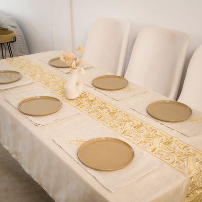 Nappe de table Calligraphie