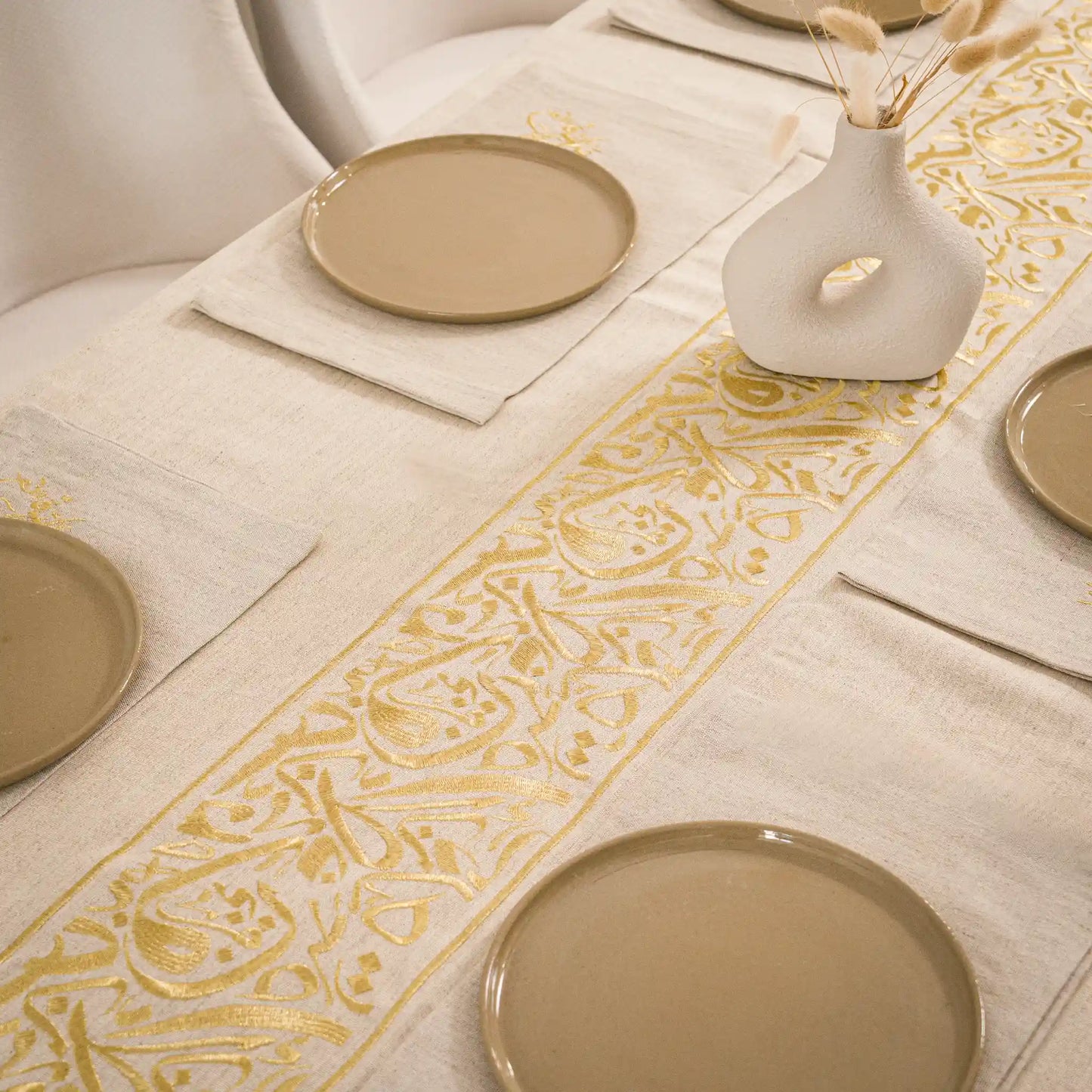 Nappe de table Calligraphie