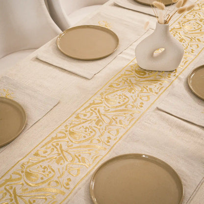 Nappe de table Calligraphie
