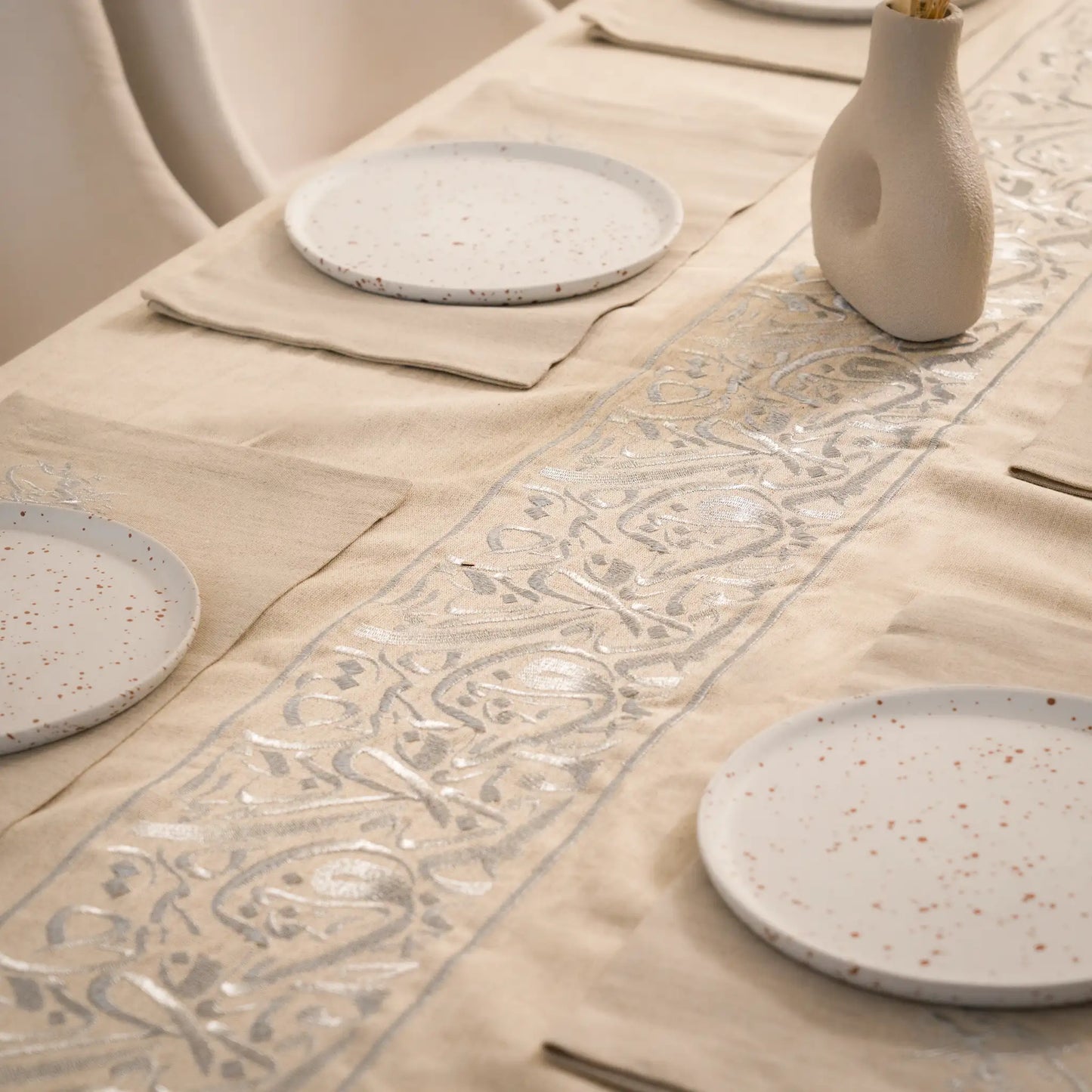 Nappe de table Calligraphie
