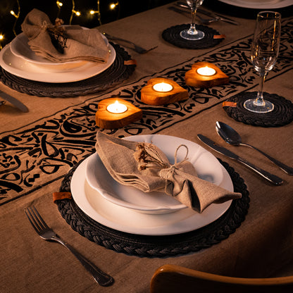 Nappe de table Calligraphie