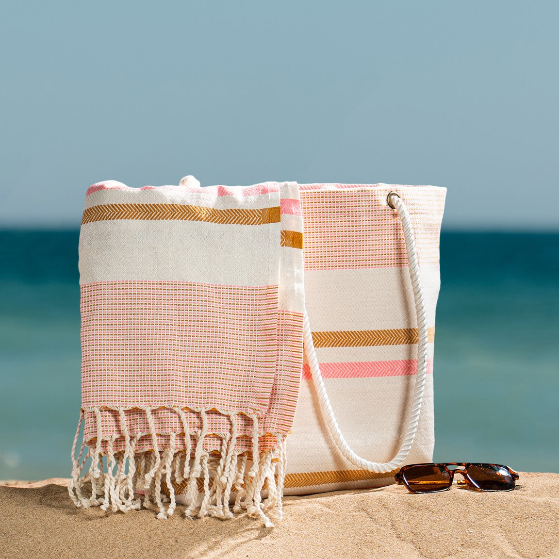 Sac de plage isotherme avec Fouta Solina