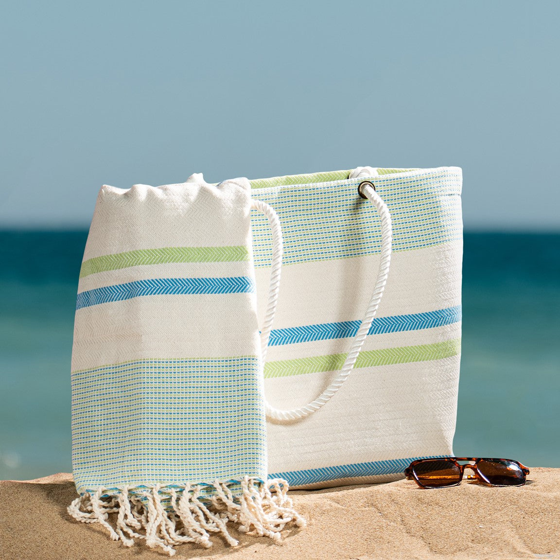 Sac de plage isotherme avec Fouta Solina