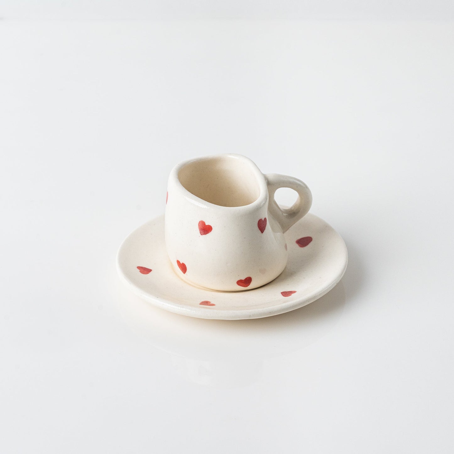 Tasse et Sous Tasse en Grés