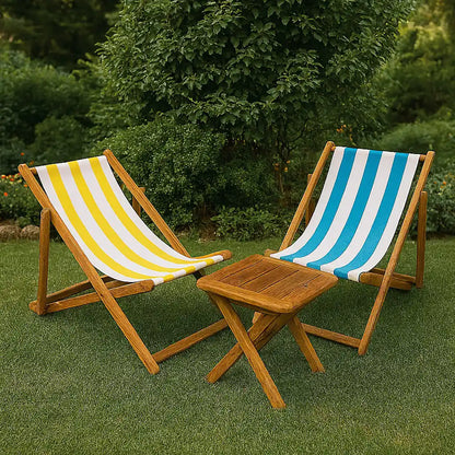 Chaise longue en bois pliable Zen