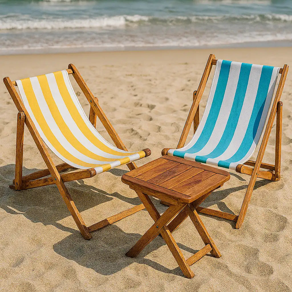 Chaise longue en bois pliable Zen