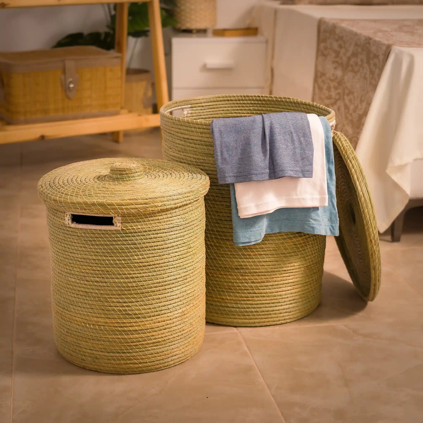 Paniers à Linge en Halfa