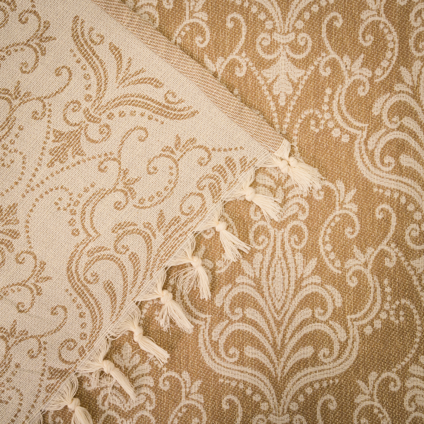 Chemin de lit Baroque + 2 Housses de coussin