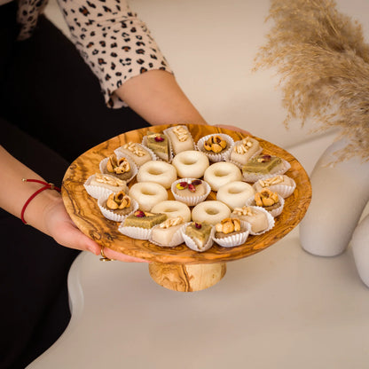 Présentoir bois d’olivier OLMA