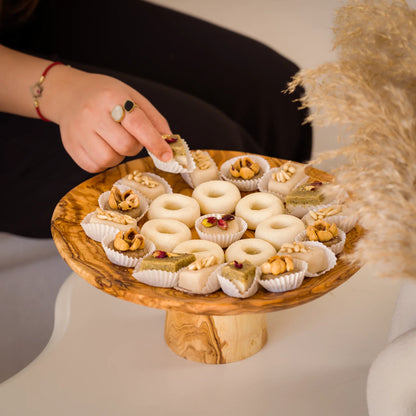 Présentoir bois d’olivier OLMA