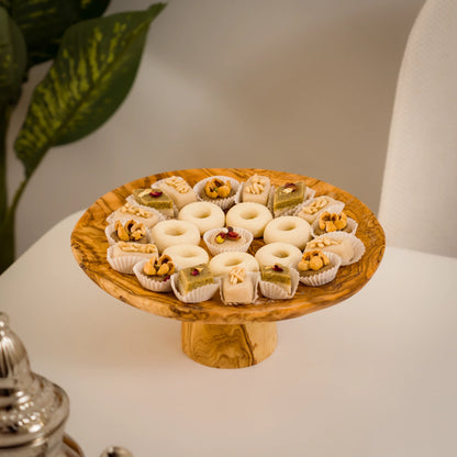 Présentoir bois d’olivier OLMA