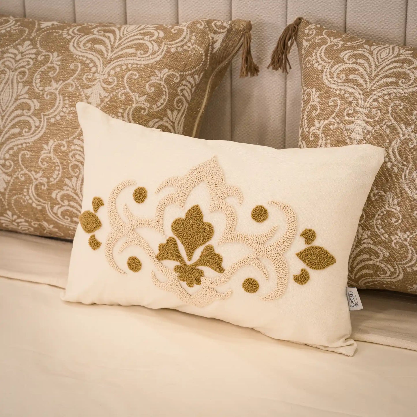 Chemin de lit Baroque + 2 Housses de coussin