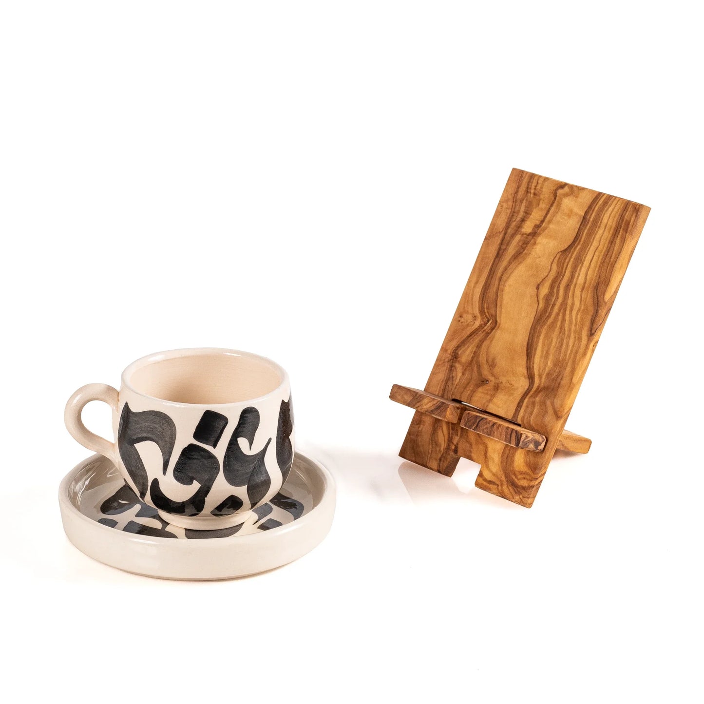 Support de Téléphone en Bois d’Olivier Ecostand