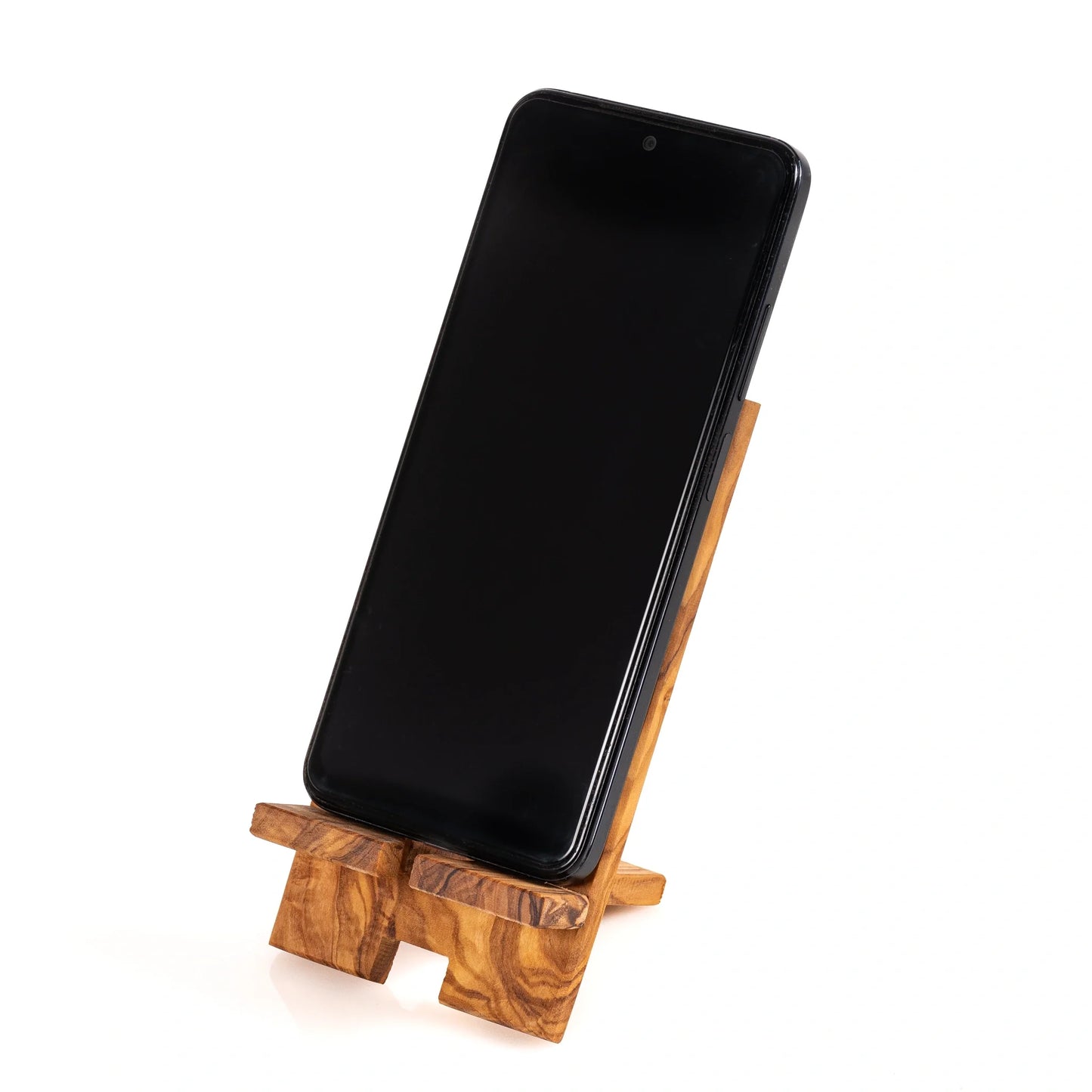 Support de Téléphone en Bois d’Olivier Ecostand