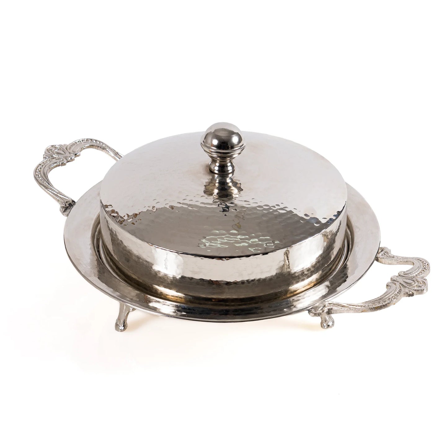 Présentoir avec cloche en Cuivre