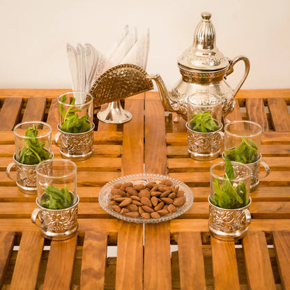 Service à Thé en Cuivre