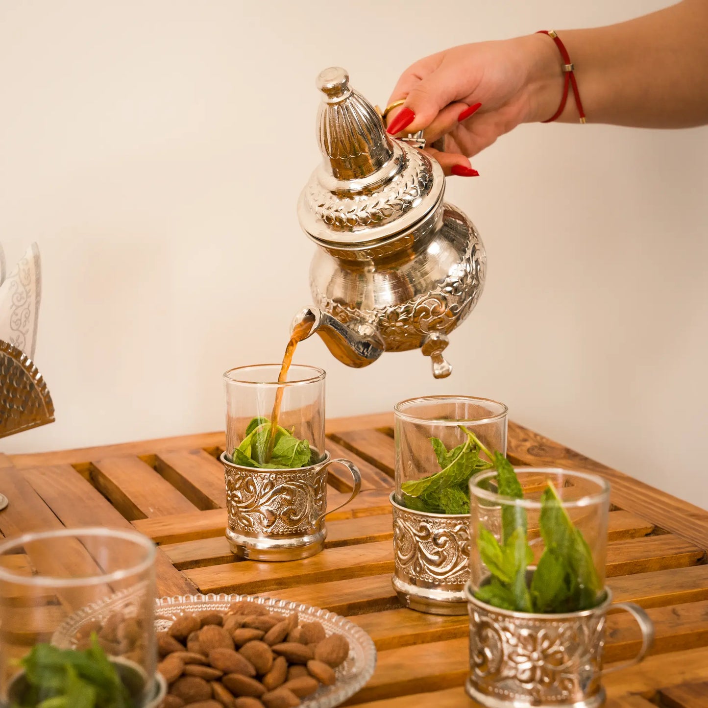 Service à Thé en Cuivre