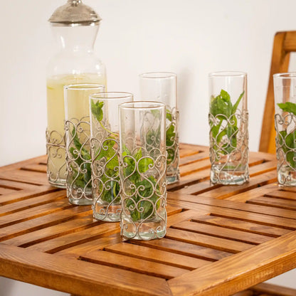 Service à Eau / Jus en Cuivre Bellara – Carafe + 6 Verres