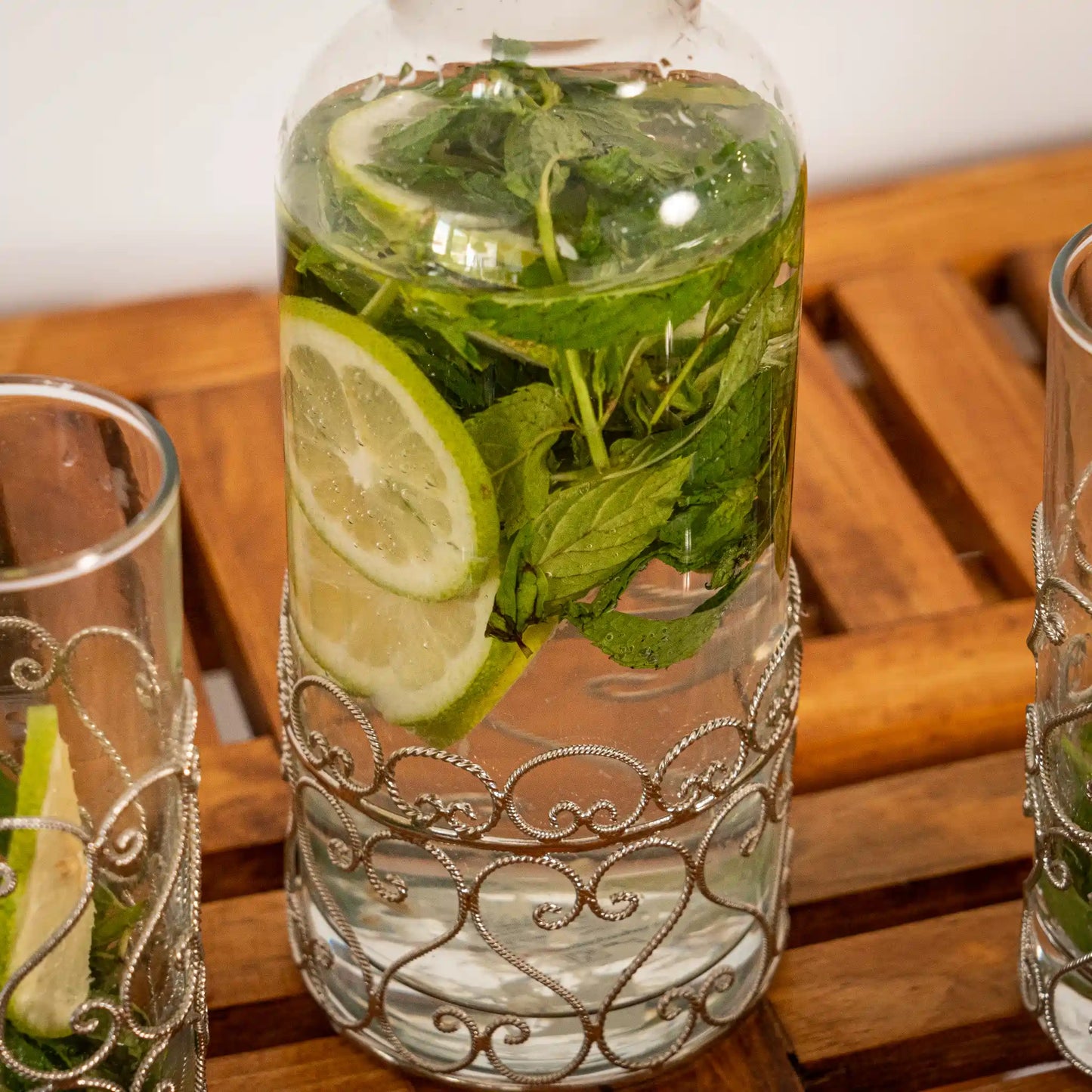 Service à Eau / Jus en Cuivre Bellara – Carafe + 6 Verres