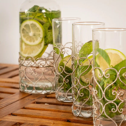 Service à Eau / Jus en Cuivre Bellara – Carafe + 6 Verres