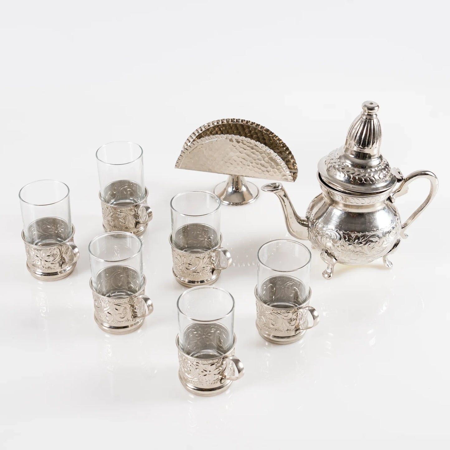 Service à Thé en Cuivre