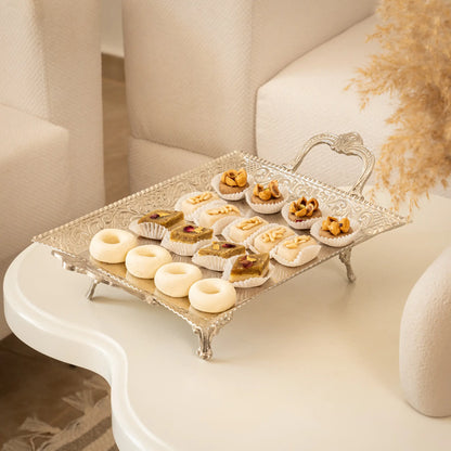 Plateau Rectangulaire en Cuivre Misk/مسك