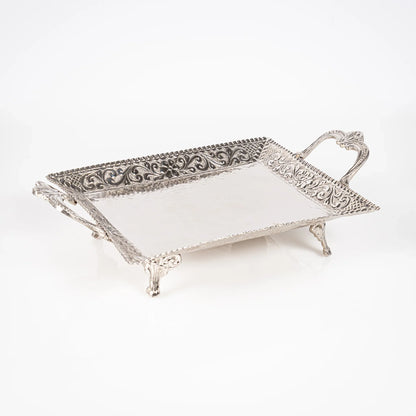 Plateau Rectangulaire en Cuivre Misk/مسك