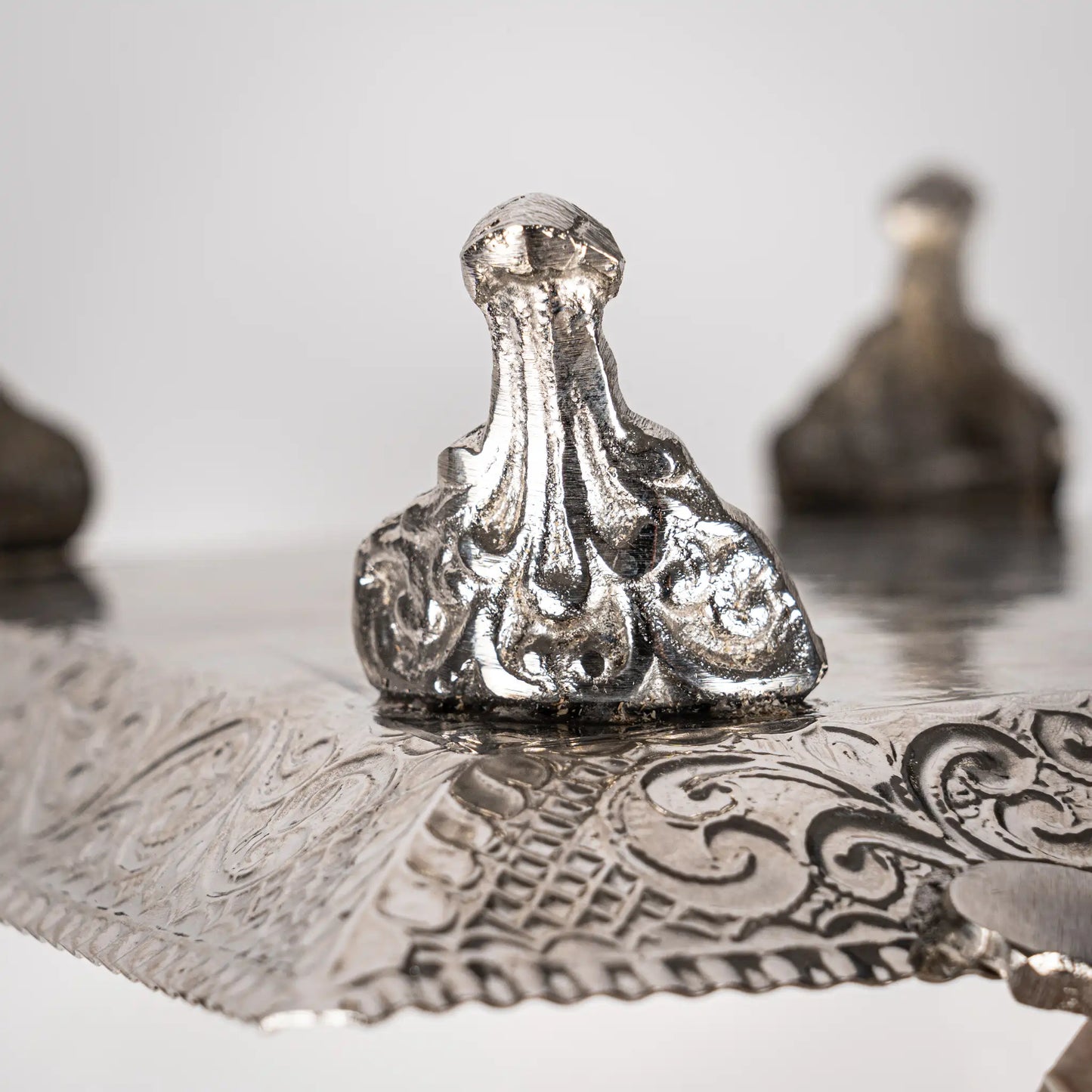 Plateau Rectangulaire en Cuivre Misk/مسك