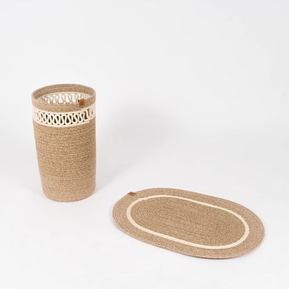 Duo d'entrée tapis d’entrée et porte-parapluies