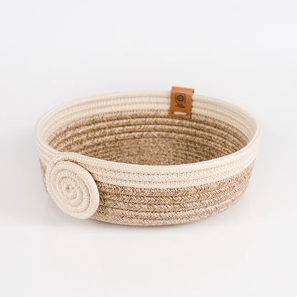 Paniers de rangement Organa  ensemble en fils de coton tressé à la main