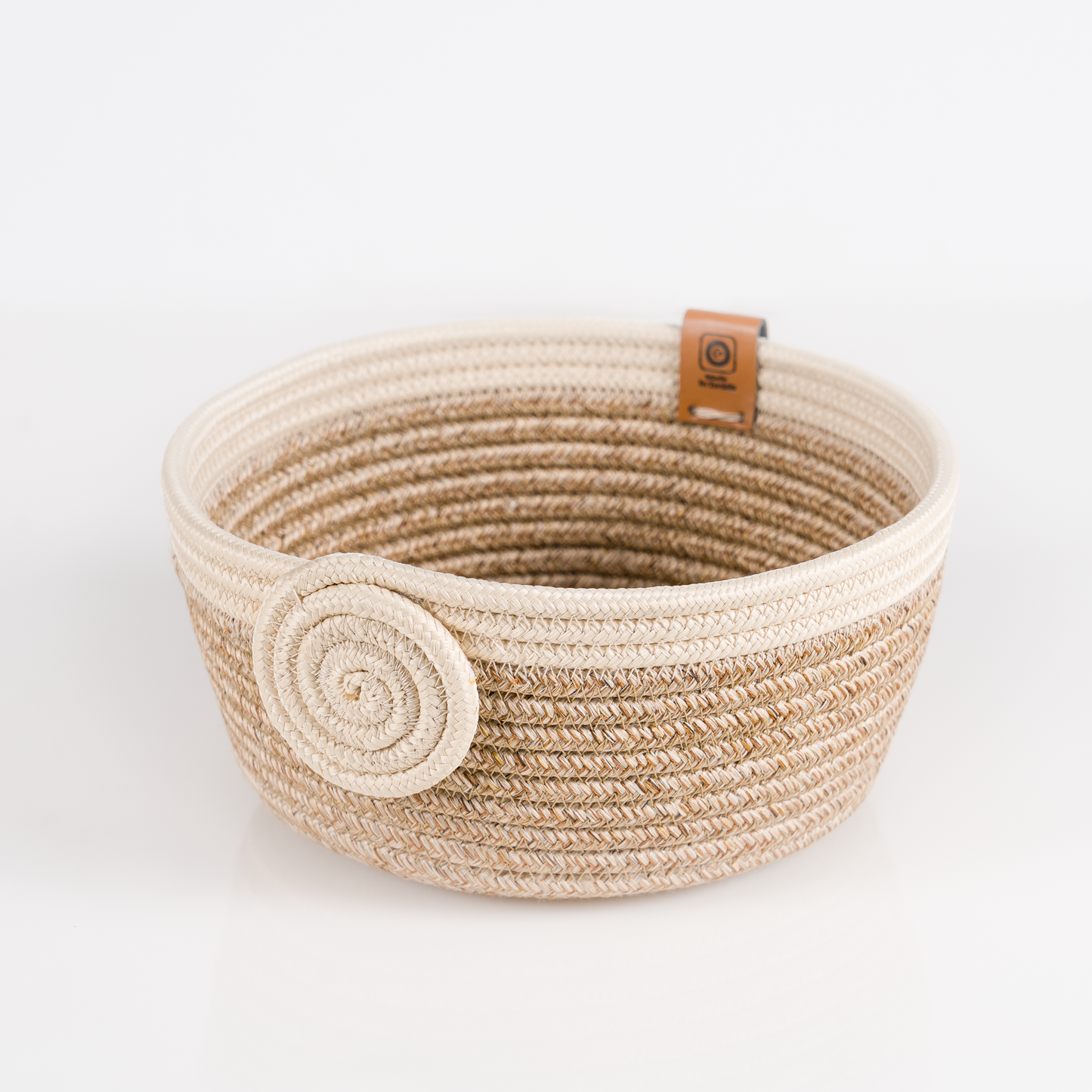 Paniers de rangement Organa  ensemble en fils de coton tressé à la main