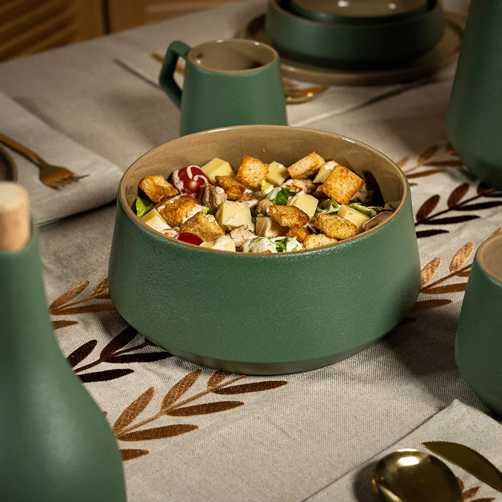 Service à Table en Grès Jade