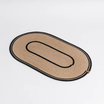 Tapis Ovalis - Tressé Main en Coton Naturel