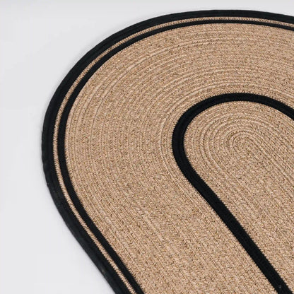 Tapis Ovalis - Tressé Main en Coton Naturel