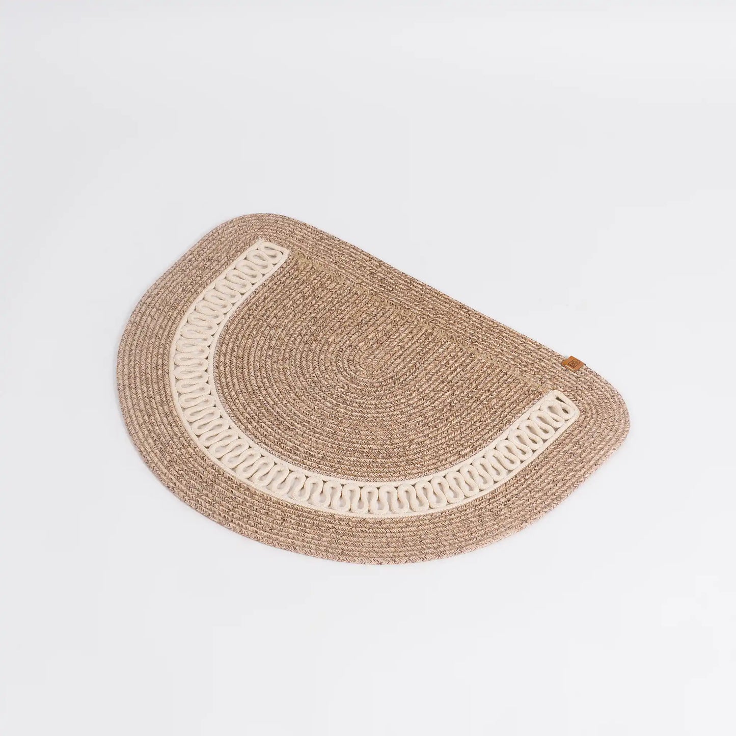 Tapis d’Entrée Artisanal  – Demi-Lune & Ovale