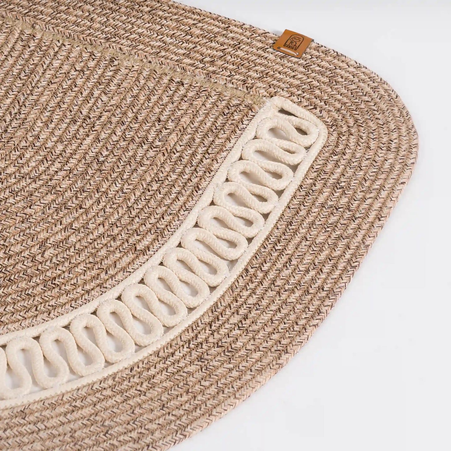 Tapis d’Entrée Artisanal  – Demi-Lune & Ovale