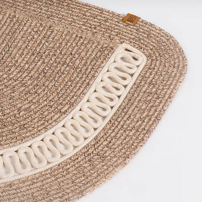 Tapis d’Entrée Artisanal  – Demi-Lune & Ovale