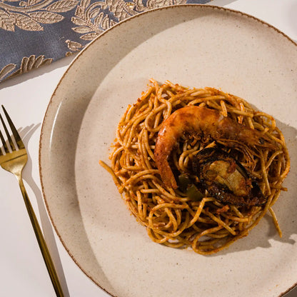 Le service à table AZUR  en grès artisanal