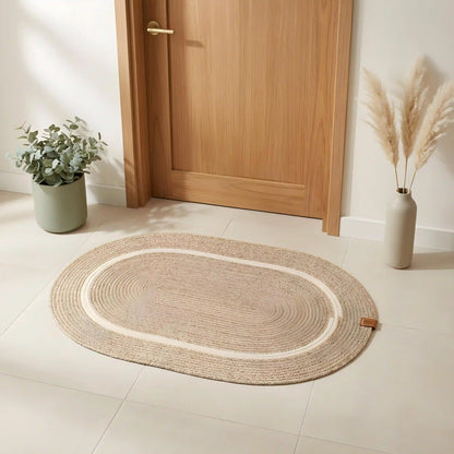 Tapis d’Entrée Artisanal  – Demi-Lune & Ovale