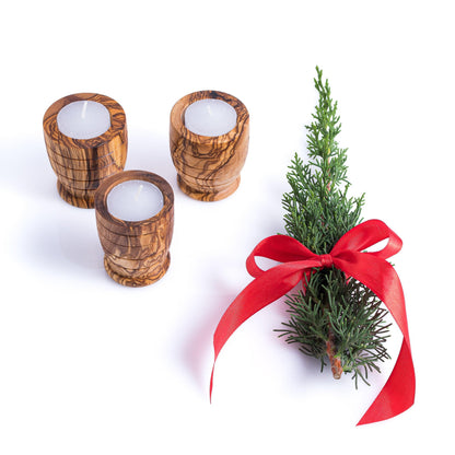 Set of 3 Candle Holders - Round - Darido